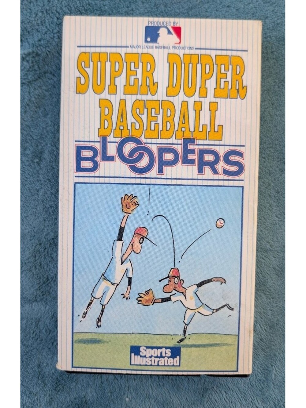 Super Duper Baseball Bloopers VHS 1989 Major League Baseball Productions Sports